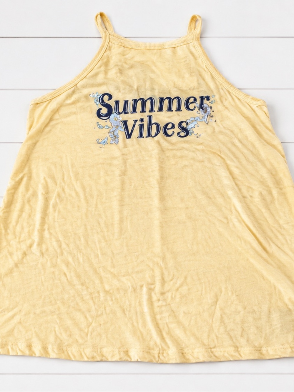 Torrid Yellow “Summer Vibes” Tank Top 652